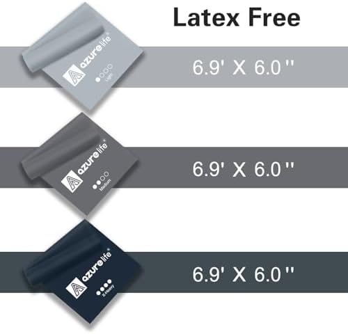 Resistance Bands,Professional Long Non-Latex Elastic Stretch Bands,Exercise Bands for Physical Therapy, Yoga, Pilates, Rehab, at-Home or The Gym Workouts, Strength Training