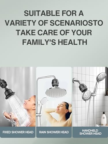 Cobbe HD HEAVY DUTY High Output Shower Filter – 99% REMOVAL Shower Head Filter for Hard Water, Heavy Metals, Chlorine and Harmful Substance, Improve your skin and hair - Oil Rubbed Bronze