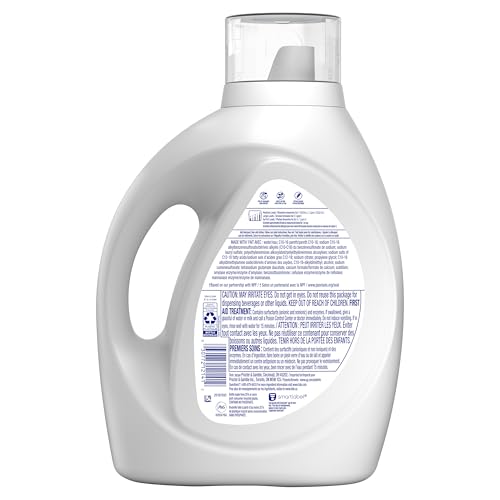Tide Free & Gentle Liquid Laundry Detergent, 105 fl oz, 80 Loads, HE Compatible