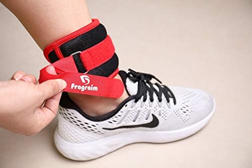 Ankle Weights for Women, Men and Kids - 1/2/3/4/6/8/10/12/15/20 LBS 1 Pair Strength Training Wrist/Leg/Arm Weight with Adjustable Strap for Jogging, Gymnastics, Aerobics, Physical Therapy