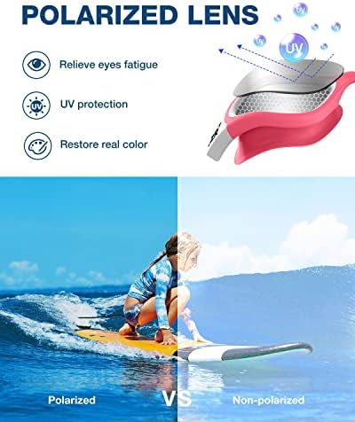 ZIONOR Kids Swim Goggles, G1 MINI UV Protection Anti-Fog Polarized Swimming Goggles for Age 6-14