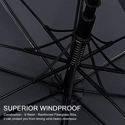 G4Free 47/54/62/68 Inch UV Protection Golf Umbrella Auto Open Vented Double Canopy Oversize Extra Large Windproof Sun Rain Umbrellas