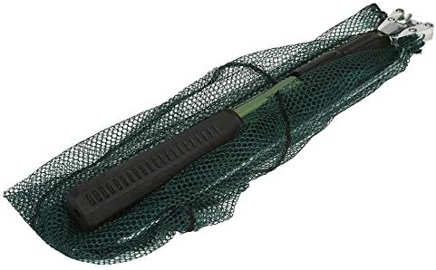 RESTCLOUD Fishing Landing Net with Telescoping Pole Handle, Fishing net Freshwater for Kids Men Women, Extend to 40-63 Inches