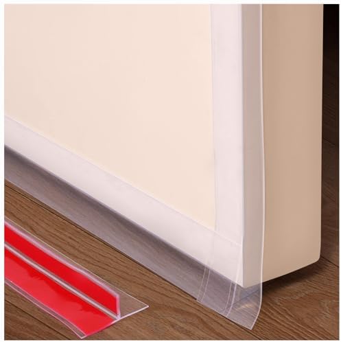 T-Shaped Clear Silicone Seal Strip for Door & Windows Gaps,Weather Stripping Door Seal Strip,20Ft Door Draft Stopper for Side of Door