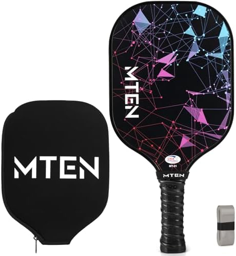 Pickleball Paddles, USAPA Approved Fiberglass Surface Pickleball Set with Pickleball Rackets, Pickleball Paddles Set for Men Women