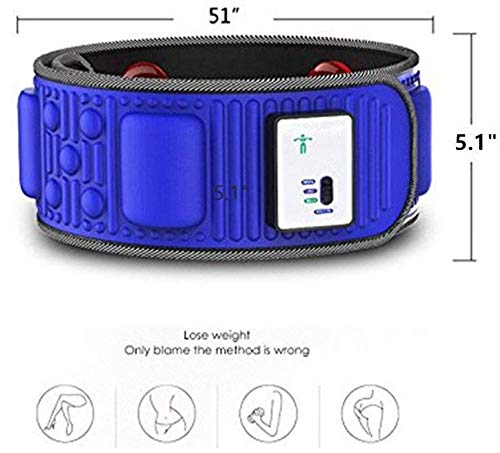 Burning Fat Slimming Belt Electric Weight Lose Magnet Belt Vibration Massage Rejection Shaper Bel of Fat Machine for Waist, Thigh, Hip, Leg
