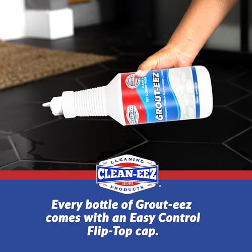 Clean-eez Grout-eez Super Heavy-Duty Grout Cleaner - Powerful Tile and Floor Stain Remover for Bathroom, Kitchen, and More - 32 oz.