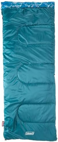 Coleman Kids 45°F Sleeping Bag for Children up to 5ft 5in Tall, Lightweight & Warm Sleep Sack for Indoor/Outdoor Use, Machine Washable