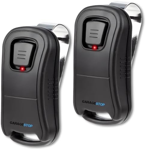 Garage Stop 2X for G1T-BX, 38501R Genie Intellicode Garage Door Remote, 1-Button Genie Garage Door Opener Remote Replacement, Auto-Seek Dual Frequency (315/390 MHz)