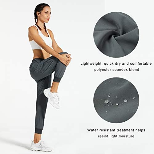 Libin Women's Cargo Joggers Lightweight Quick Dry Hiking Pants Athletic Lounge Casual Travel Petite/Regular/Tall