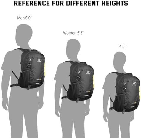 SKYSPER Small Hiking Backpack, 20L Lightweight Travel Backpacks Hiking Daypack for Women Men