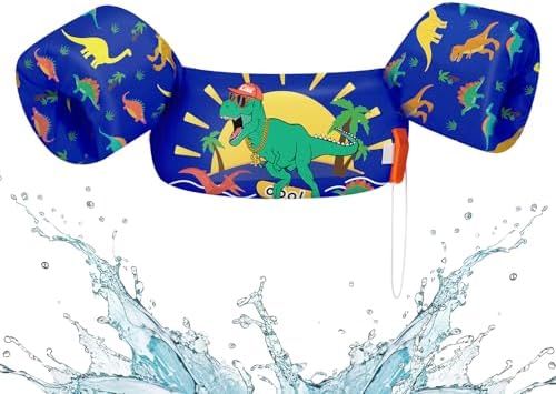 HeySplash Swim Vest for Kids, Toddler Pool Floaties Fit 20-50/70 Lbs, Children Swimming Vest with Adjustable Strap, Swim Jacket Water Wing Arm Float, Puddle Sea Beach Boat Jumper Boy Girl Baby