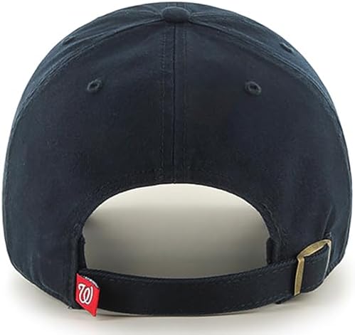 47 Brand MLB Alternate Color Primary Logo Clean Up Adjustable Baseball Cap Hat, Adult One Size Fits All