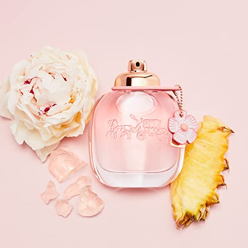 Coach Floral Eau de Parfum - Long Lasting Fragrance with notes of Pineapple Sorbet, Peony & Crystal Musks - Floral & Fruity - 1.7 fl. oz.