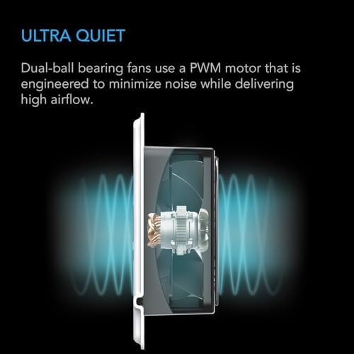 AC Infinity AIRTAP T4 White, Register Booster Fan for 4” x 12” Register Holes, Improves Heating & Cooling Vents, Quiet 10-Speeds, Bluetooth App Control Data Alerts