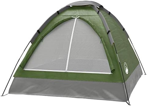 2 Person Camping Tent with Rain Fly and Carrying Bag - Lightweight Outdoor Tent for Backpacking, Hiking, or Beach Use by Wakeman Outdoors