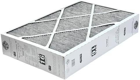 Lennox Healthy Climate Lennox X6672 16x25x5 Healthy Climate Carbon-Clean MERV 16 Filter Bundle with Same Day Supply Filter Change Reminder