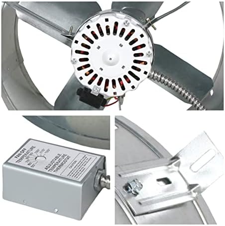 CX2500 Gable Mount Power Attic Ventilator with 3.0-Amp 60-Hz Motor and 14-Inch Blade