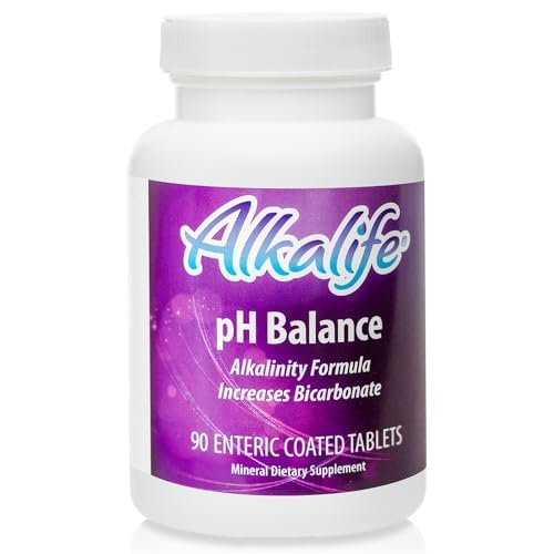 Alkalife pH Balance Tablets | The First Patented Tablets That Neutralize Acid & Balance pH for Immune Support, Peak Performance, Detox, Overall Wellness – 90 Pieces