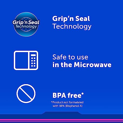 Ziploc Gallon Food Storage Freezer Bags, Stay Open Design with Stand-Up Bottom, Easy to Fill, 132 Bags Total