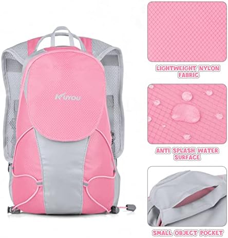 Hydration Pack for Kids Hydration Backpack with 1.5L Hydration Bladder Lightweight Insulated Water Pack for Hiking Biking Climbing Running