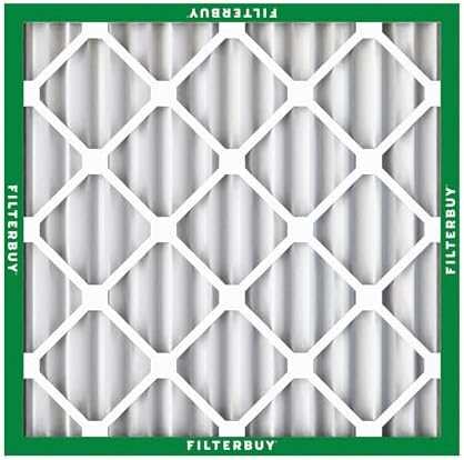Filterbuy 20x20x2 Air Filter MERV 8 Dust Defense (4-Pack), Pleated HVAC AC Furnace Air Filters Replacement (Actual Size: 19.50 x 19.50 x 1.75 Inches)