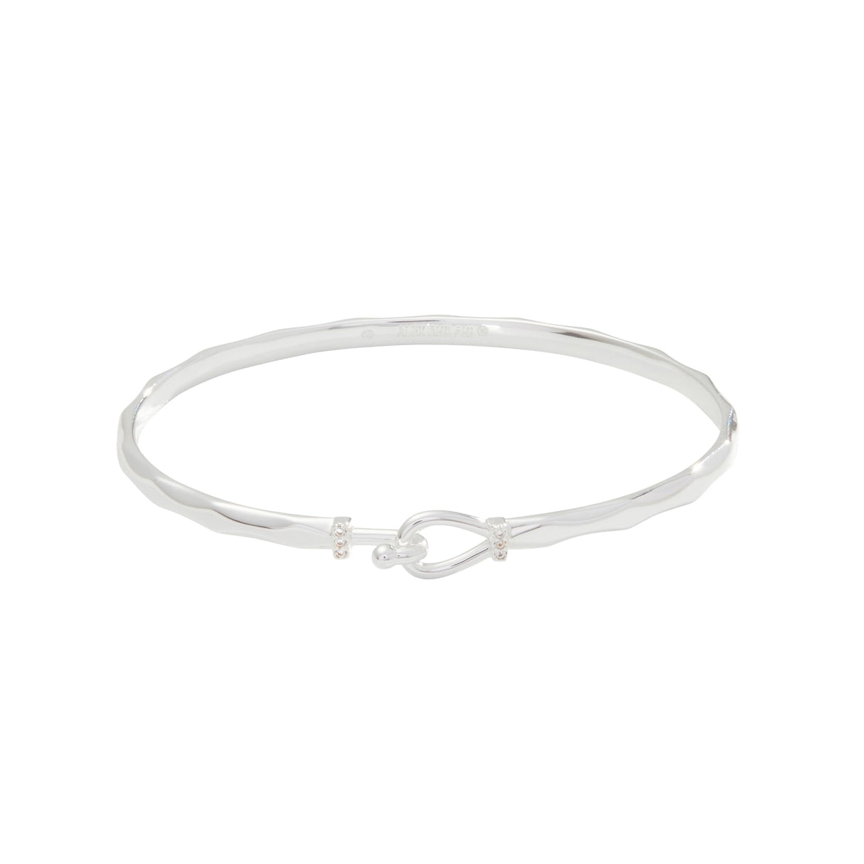 Alex and Ani Faceted Hook Tension Bracelet for Women - Polished Design, Comfortable Tension Clasp, Nickel-Free Bracelet for Women, Ideal Gift Jewelry