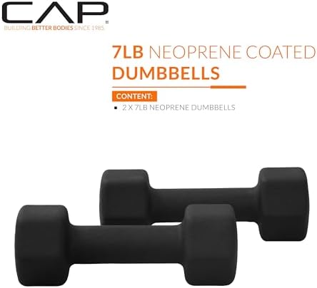 CAP Barbell Neoprene Dumbbell Weights Pairs & Sets | Multiple Colors