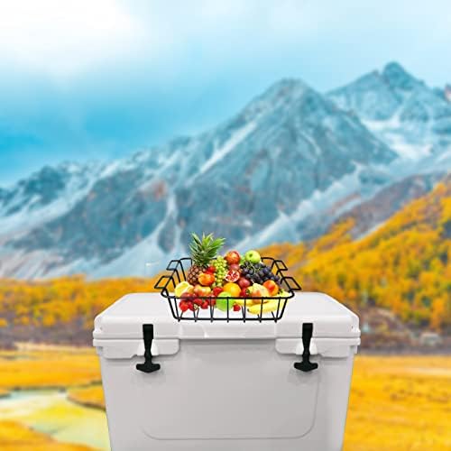 Cooler Basket for RTIC 65,Inside Dry-Goods Basket Compatible with RTIC 65 Coolers,Stainless Steel Wire Cooler Rack