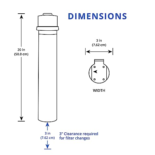 Aquasana Water Filter for Sink Faucet - Reduces 99% of 78 Contaminants Including Chlorine & Lead from Tap Water - Under Sink Filtration - Claryum Direct Connect