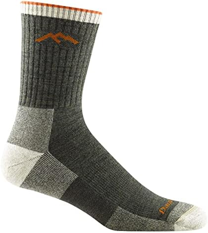 Darn Tough Hiker Midweight Micro Crew Sock with Cushion, Mens Socks for Hiking and Camping, Boot Socks