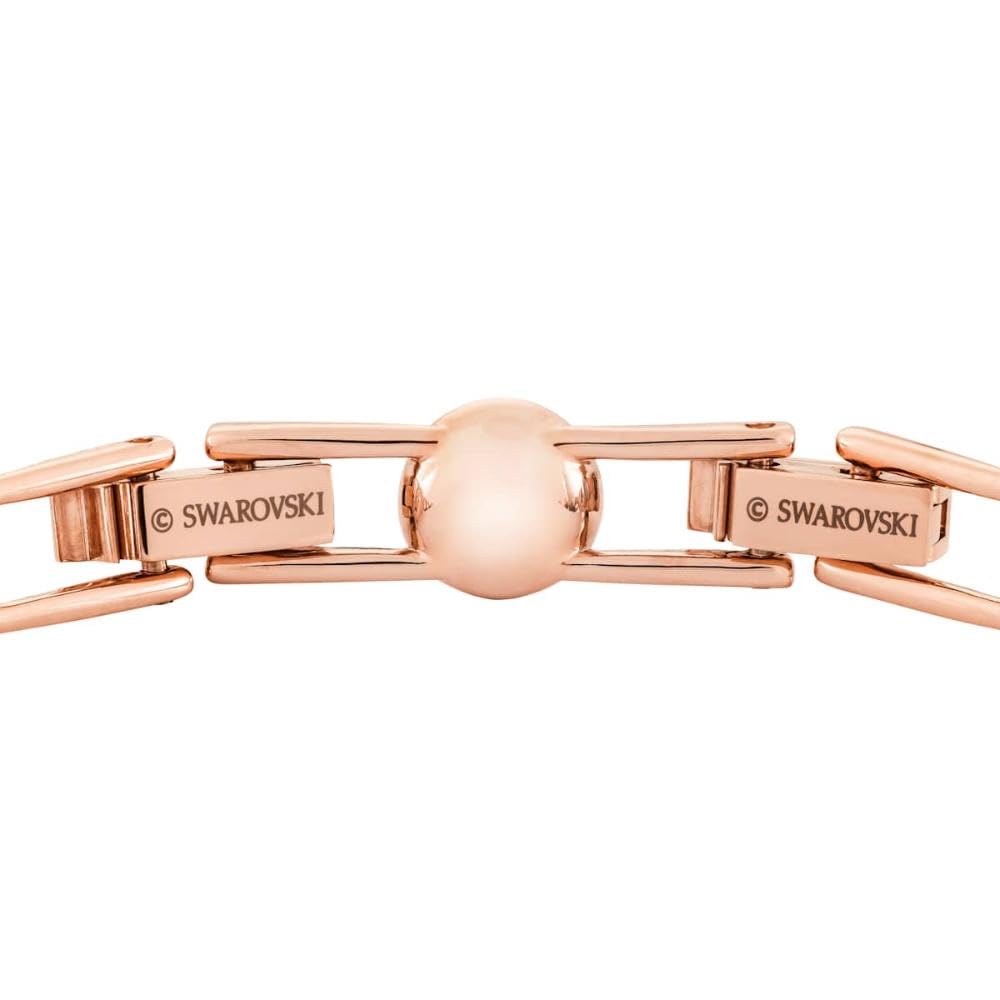 SWAROVSK Una Angelic Bracelet, Clear circle-cut with Matching Crystal Pavé on a Rose-Gold Tone Finish Setting, Part of the Una Angelic Collection