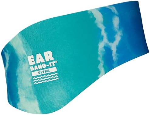 Earvolution Ear Band-It Ultra Swimming Headband for Kids and Adults - Invented by Ear, Nose, and Throat Physician - Custom Anti-Slip Grip Neoprene Maximizes Protection, 12 Color Options, 3 Sizes