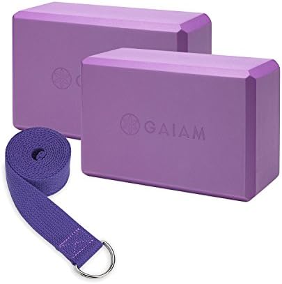 Gaiam Yoga Block - Supportive Latex-Free Eva Foam - Soft Non-Slip Surface with Beveled Edges for Yoga, Pilates, Meditation - Yoga Accessories for Stability, Balance, Deepen Stretches
