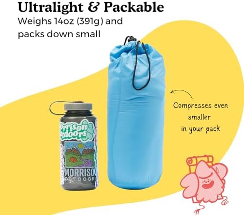Little Mo 40° Baby Sleeping Bag (6-18 Months) The Camping Sleeping Bag for Babies and Toddlers with Adjustable Open-and-Close Cuffs and Thick, Lofty Insulation.