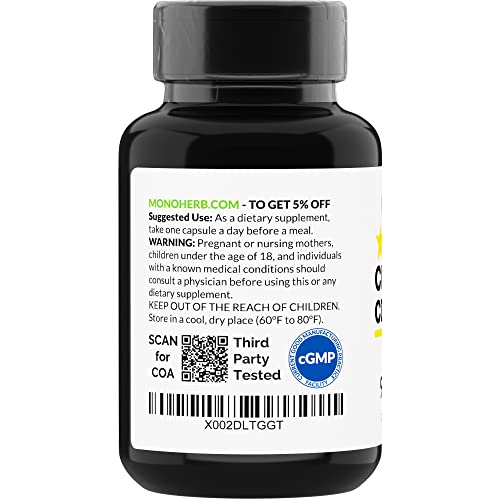 MONOHERB Citicoline CDP Choline 300 mg per Capsule - 90 Vegetarian Capsules