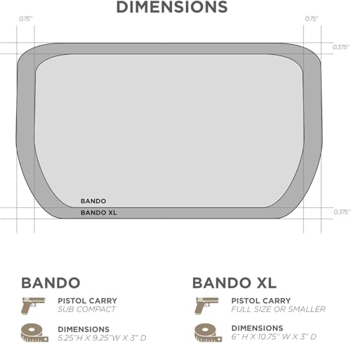 Eberlestock Bando Bag - Tactical Men's Fanny Pack w/Adjustable Waist Belt, Zippered Pockets, Compact Lightweight Belt Bag