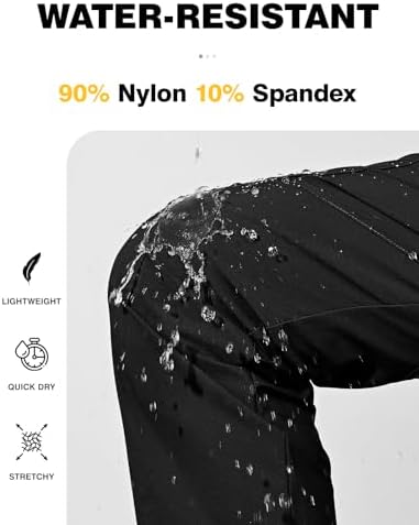 TBMPOY Women's Hiking Cargo Pants Lightweight Water Resistant Quick Dry Fishing Camping Travel Work Pant with 6 Pockets