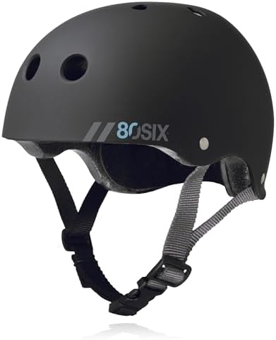 80SIX Triple Certified Multisport Helmet - Ideal for Bike, Scooter, Skateboard, Roller Skate and Inline Skate