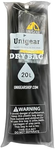 Unigear Dry Bag Waterproof, 2L/5L/10L/20L/30L/40L Floating and Lightweight Bags for Kayaking, Boating, Fishing, Swimming and Camping with Waterproof Phone Case