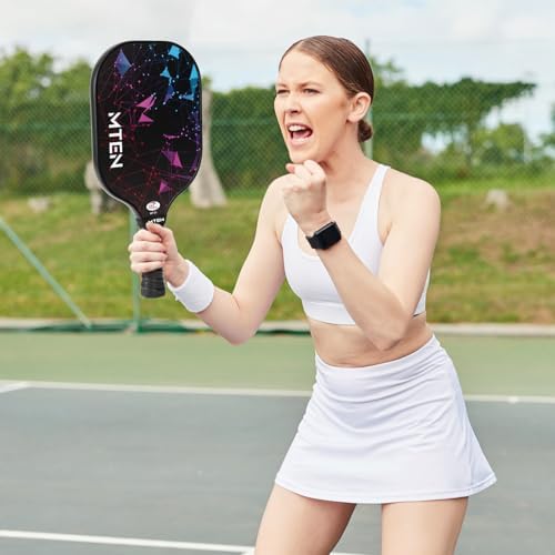 Pickleball Paddles, USAPA Approved Fiberglass Surface Pickleball Set with Pickleball Rackets, Pickleball Paddles Set for Men Women