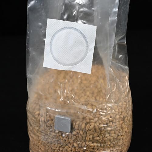 Oniissy 10×High-Yield Mushroom Cultivation Bags: Sterilized & Versatile for All Setups,Mushroom Bags with Vents,Clear Breathable Mushroom Substrate Bag
