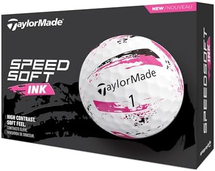 TaylorMade Golf Speed Soft Ink Golf Balls