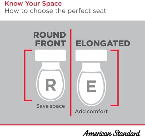 American Standard 5503B00B.020 Transitional Slow-Close Round Front Toilet Seat, White