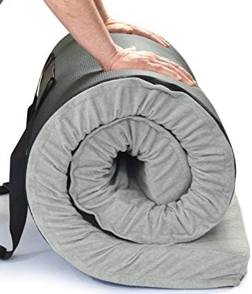 SleepReady Portable Floor Mattress & Guest Bed | 3" CertiPUR-US Memory Foam | Roll out in seconds | Twin, Single, Kid | Guest, Car, Camping, Dorm, Travel Essentials | Waterproof | 1 yr warr