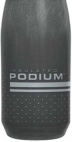 CamelBak Podium Chill Insulated Bike Water Bottle - Easy Squeeze Bottle - Fits Most Bike Cages - 21oz, Black
