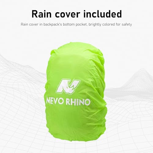 N NEVO RHINO Hiking Backpack 20L/35L Water Resistant Outdoor Day Pack, Lightweight Travel Small Backpack for Men Women