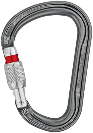 PETZL - William, Locking Carabiner for Belaying