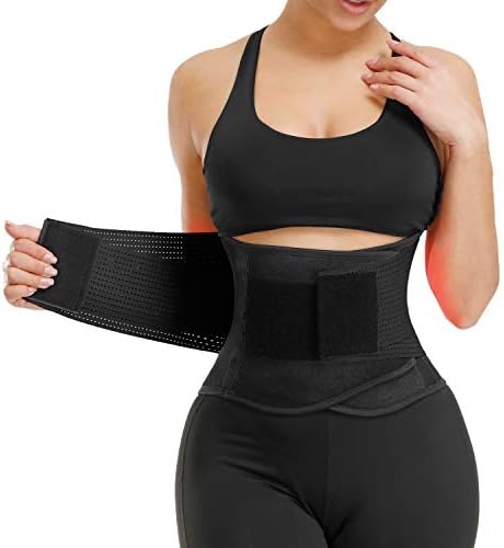 VENUZOR Waist Trainer Belt for Women - Waist Cincher Trimmer - Slimming Body Shaper Belt - Sport Girdle Belt (UP Graded)