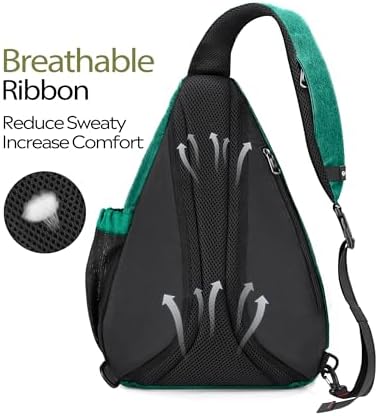 OutdoorMaster Sling Bag, Hiking Daypack, Crossbody Shoulder Chest Urban Outdoor Travel Backpack for Women & Men